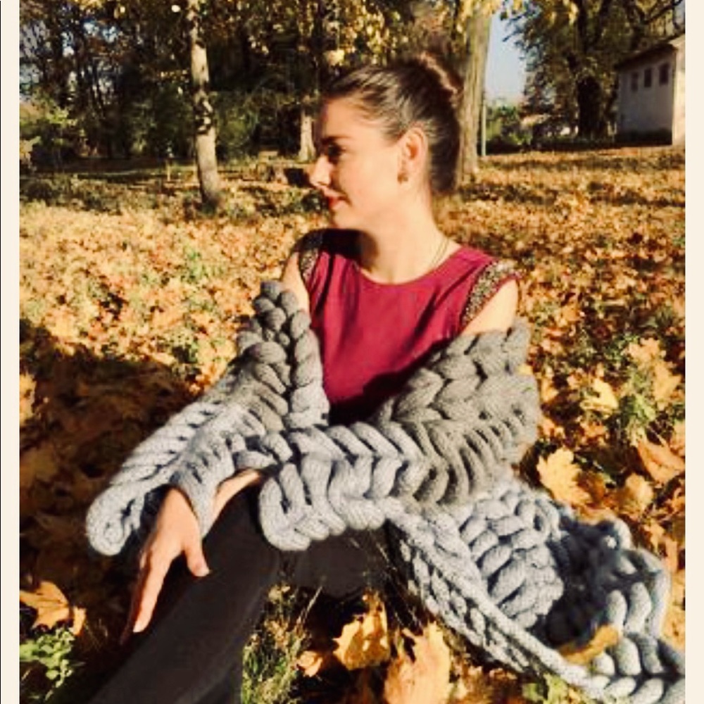 Unique Grey Sweater Cardigan